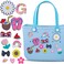 LA KEN DU Beach Bag Accessories PVC Rubber Totes Inserts Charms for Bogg BagLetter Charms for Bogg Bag G