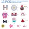 LA KEN DU Beach Bag Accessories PVC Rubber Totes Inserts Charms for Bogg BagLetter Charms for Bogg Bag H