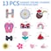 LA KEN DU Beach Bag Accessories PVC Rubber Totes Inserts Charms for Bogg BagLetter Charms for Bogg Bag H