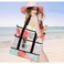 Octsky Beach Bag Tote Pool Bag with Cooler 9 Pockets Zipper Waterproof Sandproof Leakproof Xl Beach Bags for Women