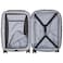 DELSEY PARIS Titanium Hardside Expandable Luggage with Spinner Wheels CarryOn Luggage Silver CarryOn 19 Inch