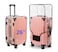FABULWAY Clear PVC Suitcase Cover Protectors Thicken Luggage Cover Protector Full Transparent Waterproof Wheeled Dustproof Luggage Sleeve Protector 26