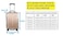 FABULWAY Clear PVC Suitcase Cover Protectors Thicken Luggage Cover Protector Full Transparent Waterproof Wheeled Dustproof Luggage Sleeve Protector 26
