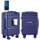 French Connection St Martin CarryOn Luggage with Cup HolderUSB Ports Blue Depths