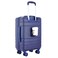 French Connection St Martin CarryOn Luggage with Cup HolderUSB Ports Blue Depths