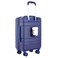 French Connection St Martin CarryOn Luggage with Cup HolderUSB Ports Blue Depths
