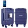 French Connection St Martin CarryOn Luggage with Cup HolderUSB Ports Blue Depths