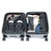Kenneth Cole REACTION Madison Square Lightweight Hardside Chevron Expandable Spinner Luggage Slate 20Inch Checked