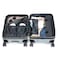 Kenneth Cole REACTION Madison Square Lightweight Hardside Chevron Expandable Spinner Luggage Slate 20Inch Checked