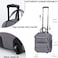 KROSER Carry On Underseat Multifunctional 16inch Underseater Lightweight Overnight Suitcase for Men Women Grey