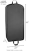 Wally Bags WallyBags 45 Deluxe Extra Capacity Travel Garment Bag with two accessory