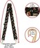 DANHRO Wide Purse Strap Replacement Crossbody Handbag Shoulder Strap Adjustable Bag Straps Replacement Forest Mushrooms