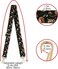 DANHRO Wide Purse Strap Replacement Crossbody Handbag Shoulder Strap Adjustable Bag Straps Replacement Forest Mushrooms