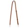 A ALLZEDREAM Allzedream Leather Purse Strap Replacement Crossbody Handbag Long Adjustable Brown Silver Hardware