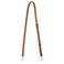 A ALLZEDREAM Allzedream Leather Purse Strap Replacement Crossbody Handbag Long Adjustable Brown Silver Hardware
