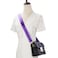 A ALLZEDREAM Allzedream Wide Purse Strap Replacement Crossbody Shoulder Bag Adjustable Dark Purple