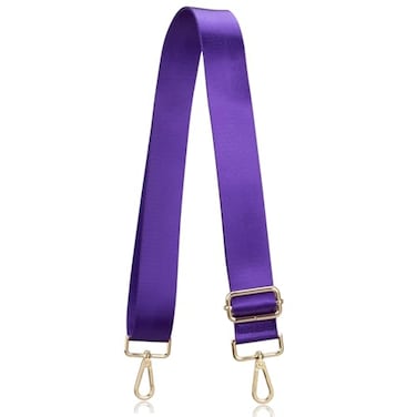 A ALLZEDREAM Allzedream Wide Purse Strap Replacement Crossbody Shoulder Bag Adjustable Dark Purple