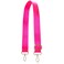 A ALLZEDREAM Allzedream Wide Purse Strap Replacement Crossbody Shoulder Bag Adjustable Fluorescent PinkSilver Hardware