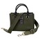 A ALLZEDREAM Allzedream Wide Purse Strap Replacement Crossbody Shoulder Bag Adjustable Olive Green Gold Leather
