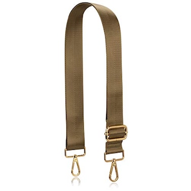 A ALLZEDREAM Allzedream Wide Purse Strap Replacement Crossbody Shoulder Bag Adjustable Olive Yellow