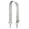 A ALLZEDREAM Allzedream Wide Purse Strap Replacement Crossbody Shoulder Bag Adjustable Silver