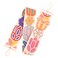 chushui Knit Purse Strap Colorful Floral Pattern Replacement Crossbody Wide Adjustable Shoulder Strap for Bags and Handbags