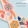 chushui Knit Purse Strap Colorful Floral Pattern Replacement Crossbody Wide Adjustable Shoulder Strap for Bags and Handbags