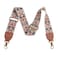 Dksongr Purse Strap Replacement Crossbody Adjustable Bag Strap Retro Jacquard Embroidery 2 Shoulder Strap for Women Handbags