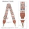Dksongr Purse Strap Replacement Crossbody Adjustable Bag Strap Retro Jacquard Embroidery 2 Shoulder Strap for Women Handbags