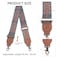 Dksongr Purse Strap Replacement Crossbody Adjustable Bag Strap Retro Jacquard Embroidery Wide Shoulder Strap for Women Handbags