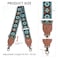 Dksongr Purse Strap Replacement Crossbody Adjustable Bag Strap Retro Jacquard Embroidery Wide Shoulder Strap for Women Handbags