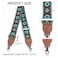 Dksongr Purse Strap Replacement Crossbody Adjustable Bag Strap Retro Jacquard Embroidery Wide Shoulder Strap for Women Handbags