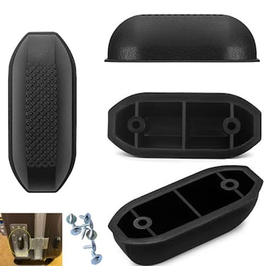 DraCra 4 Pack Hardside Carryon Luggage Side Feet Replacement Studs Stand Foot Side Bumpers for Hard Shell Suitcase Travel Luggage Set with Spinner Wheels Hardshell Expandable Spinner Luggages