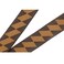 Duwi Wide Purse Strap Jacquard Guitar Style Strap Multicolor Canvas Adjustable Crossbody Bag Strapblackbrownparallelogram