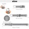 ZINZ Elastic Jacket Gripper Travel Strap with DRing Hooks and Buckle Suitcase Straps Belts Travel Accessories Makes Your Hands FreeGray