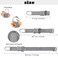 ZINZ Elastic Jacket Gripper Travel Strap with DRing Hooks and Buckle Suitcase Straps Belts Travel Accessories Makes Your Hands FreeGray