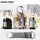 ZINZ Elastic Jacket Gripper Travel Strap with DRing Hooks and Buckle Suitcase Straps Belts Travel Accessories Makes Your Hands FreeGray