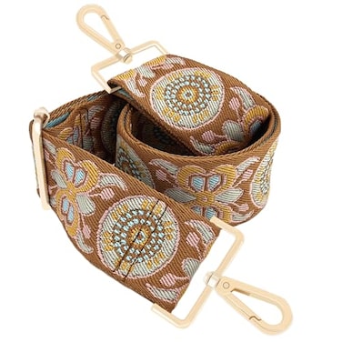 GINJKGO Purse Straps Replacement Crossbody Bag Straps for Purses Changeable Wide Crossbody Shoulder Strap for Purses Embroidery