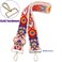 Greaciary Wide Purse straps Crochet Flower replacement crossbody for Handbag Adjustable Embroidery Knit Guitar Shoulder strap Multi color floral