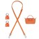 KIYOMIL Bag Leather Strap Replacement Crossbody Shoulder Straps for MINI Pouch No Damage Conversion Kits Accessories MINIOrangeS