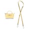 KIYOMIL Bag Leather Strap Replacement Crossbody Shoulder Straps for MINI Pouch No Damage Conversion Kits Accessories MINIWheat YellowS