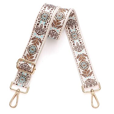 S-Jacorry Purse Strap Replacement Crossbody Handbag Strap Wide Shoulder Strap Adjustable Canvas Straps Replacement Belts