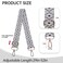 Dksongr Purse Straps Replacement Crossbody Bag Strap for Purses Adjustable Wide Shoulder Straps for Women Handbags