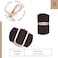 S&loyoe Sloyoe Thickened Solid Color Purse Straps Replacement Crossbody Bag Strap Adjustable Wide Guitar Straps for Handbags 15inch Coffee gold buckle