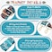 Weewooday 3 Pieces Purse Straps Replacement Crossbody Straps Adjustable Handbag Shoulder Strap Guitar style Strap for WomenVintage Style
