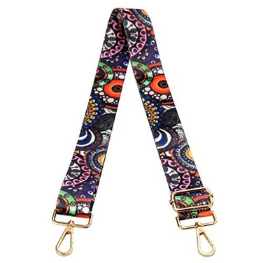 ZANQANO Crossbody Strap for Purses Replacement Adjustable Guitar Multicolor Style Handbag Straps Boho
