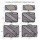 BAGAIL 6 Set Packing CubesTravel Luggage Packing Organizers6Set Dark Grey