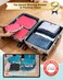 Gonex Compression Packing Cubes 4pcs Expandable Storage Travel Luggage Bags Organizers Bright Pink