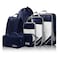 NICOSHOW 7 Set Compression Packing Cubes for Travel Compressible Lightweight and SpaceSaving Packing Cubes Travel Essentials for Women Navy