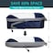 NICOSHOW 7 Set Compression Packing Cubes for Travel Compressible Lightweight and SpaceSaving Packing Cubes Travel Essentials for Women Navy